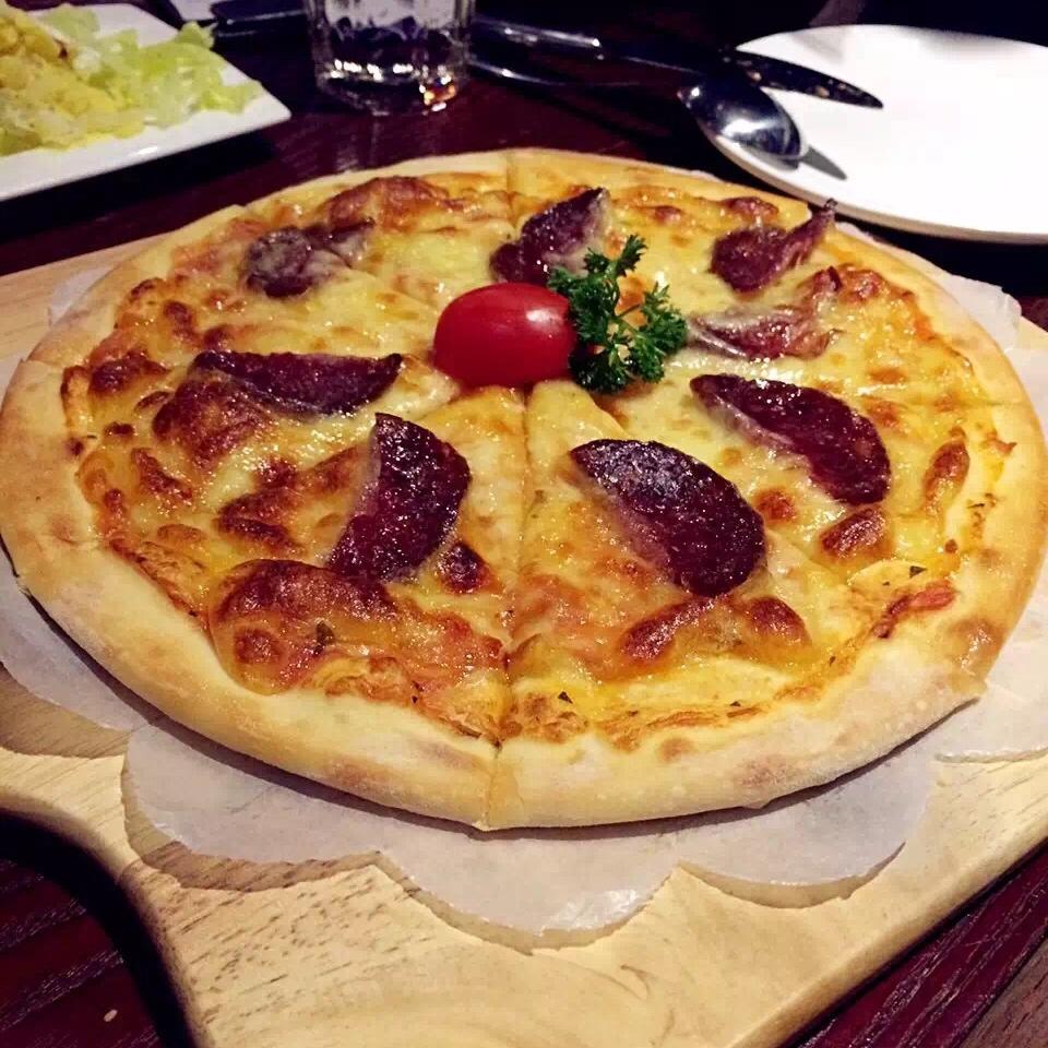 酥脆薄底香浓芝士～夏威夷风情披萨🍕来袭（9寸）