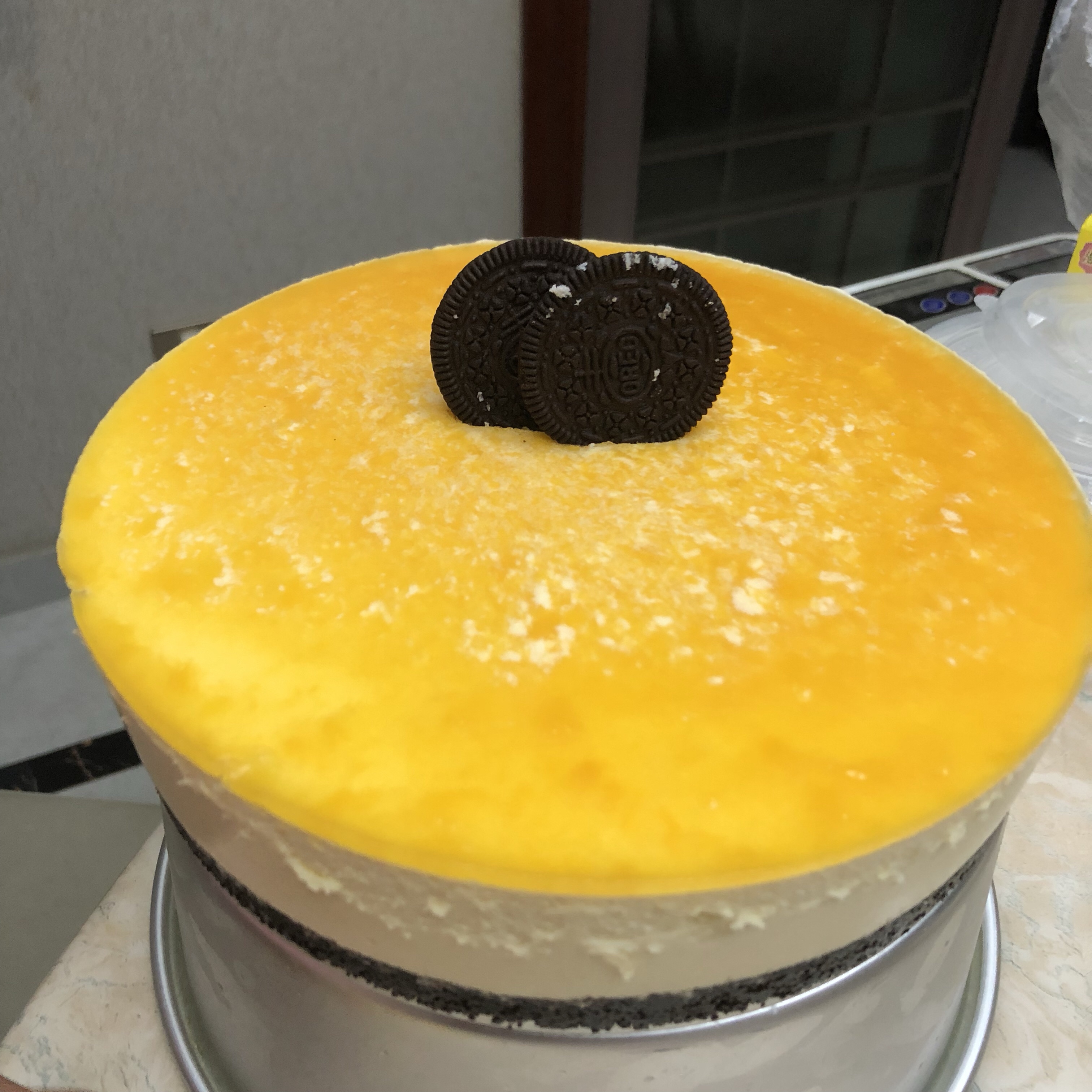 芒果慕斯🍰蛋糕（8寸）的做法