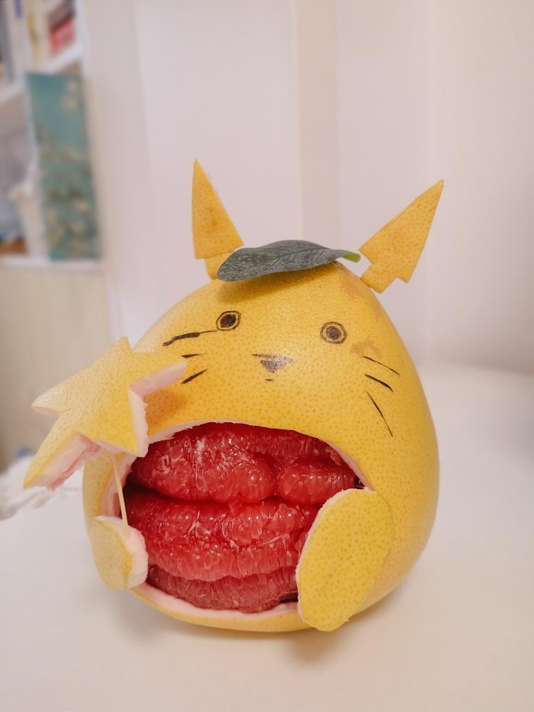 龙猫柚子的做法