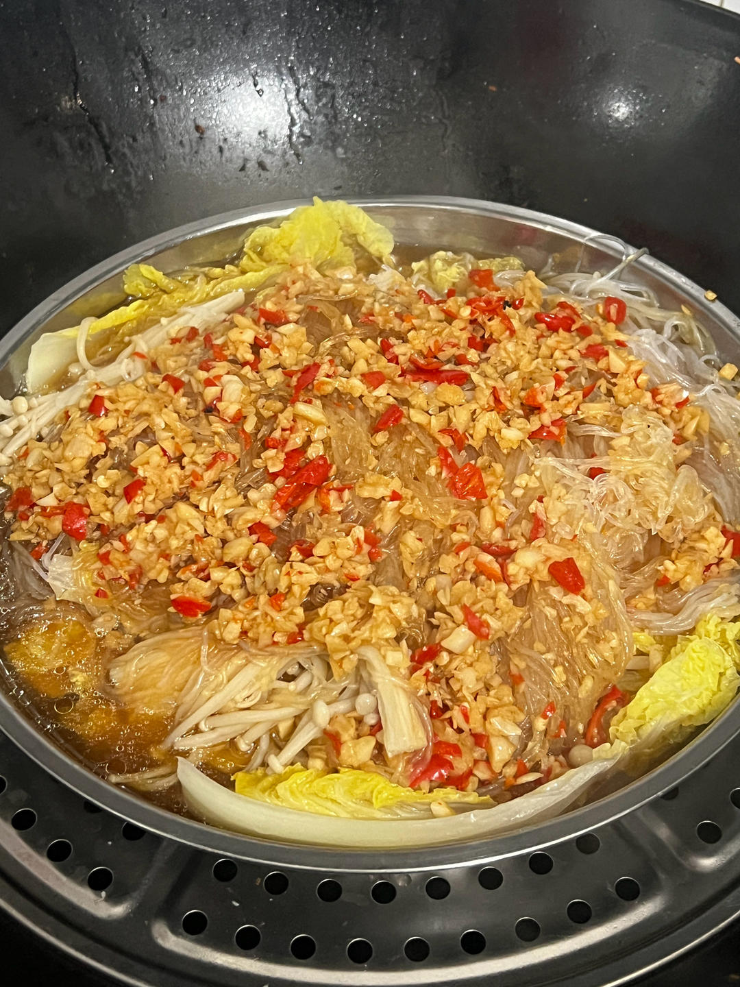 蒜蓉粉丝娃娃菜