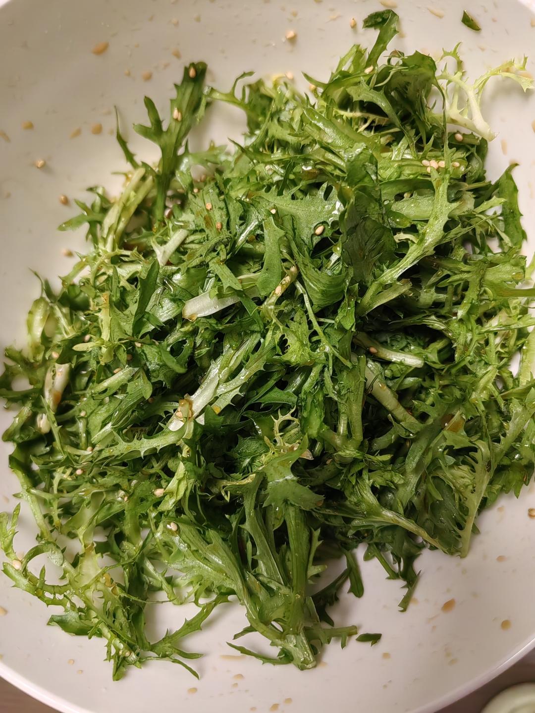 凉拌苦菊——简单爽口