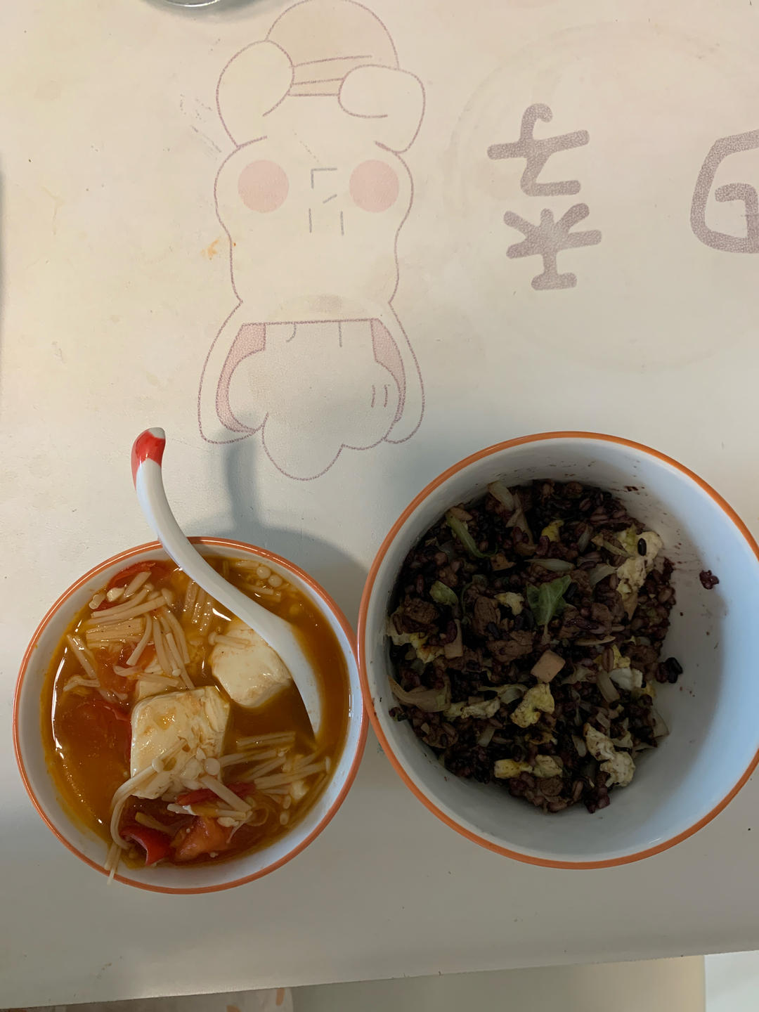 包菜牛肉炒饭