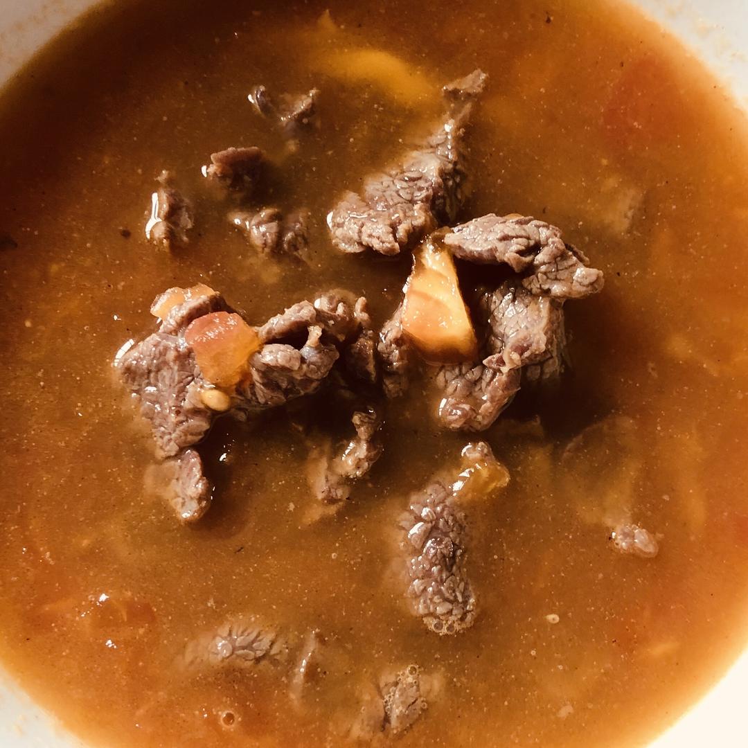 番茄牛肉汤（简易版）的做法