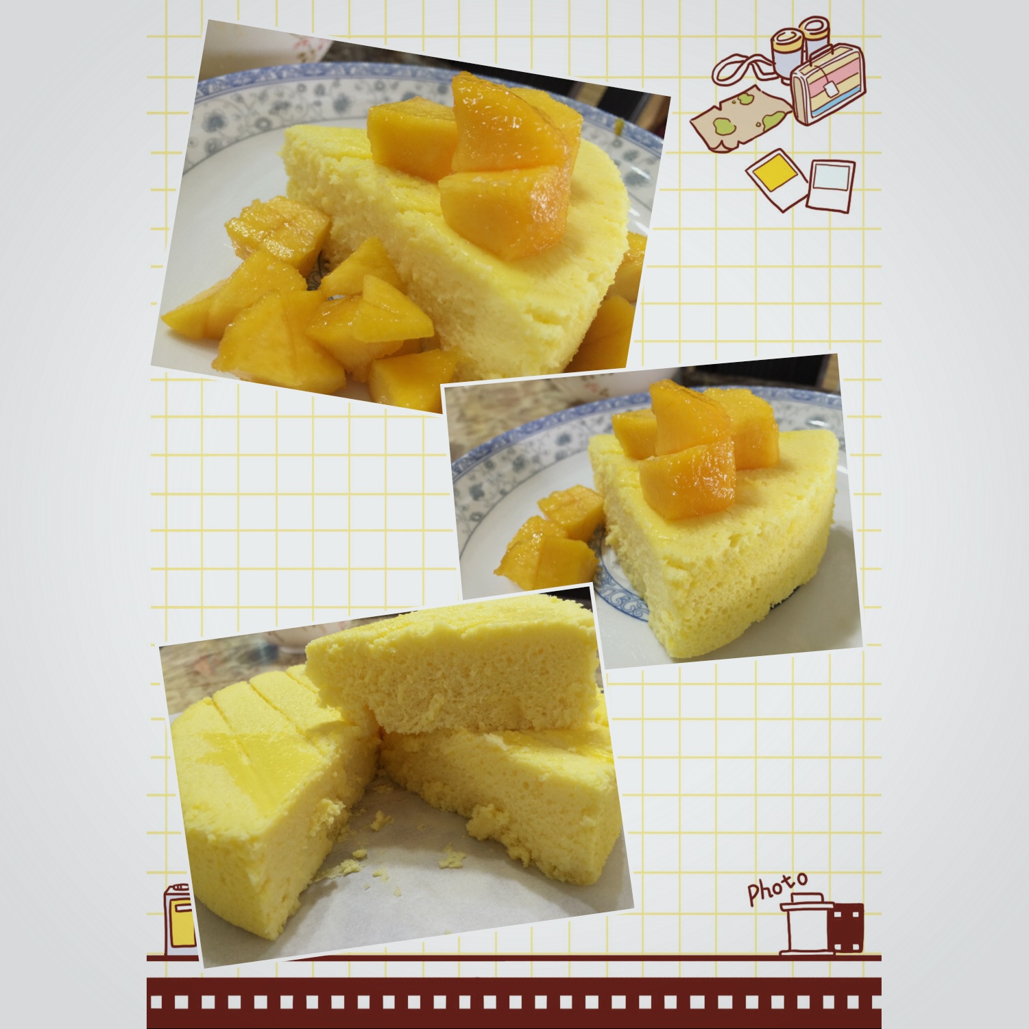 无油酸奶蛋糕 8寸（可做2个椭圆模）