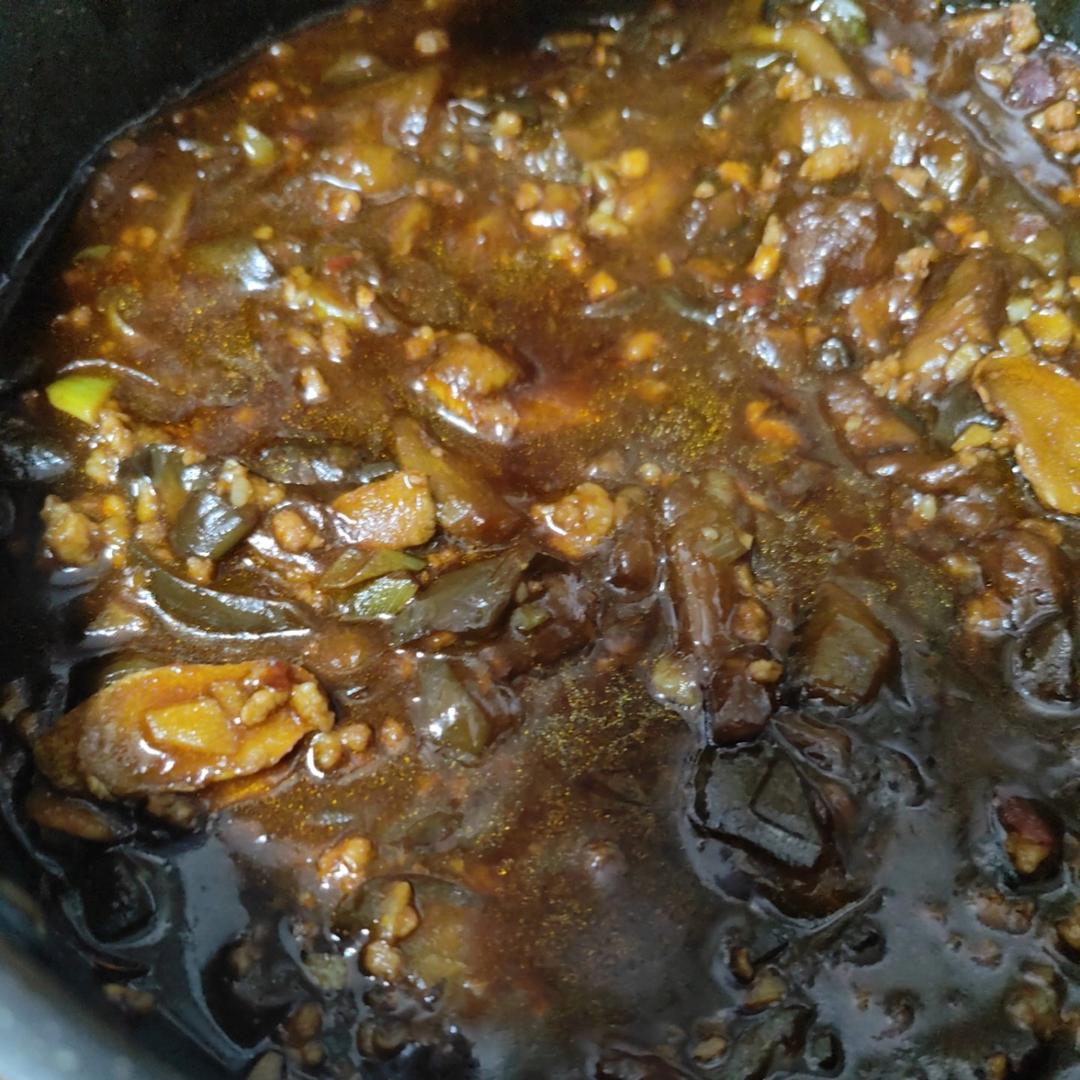 超级下饭酱香味肉末茄子
