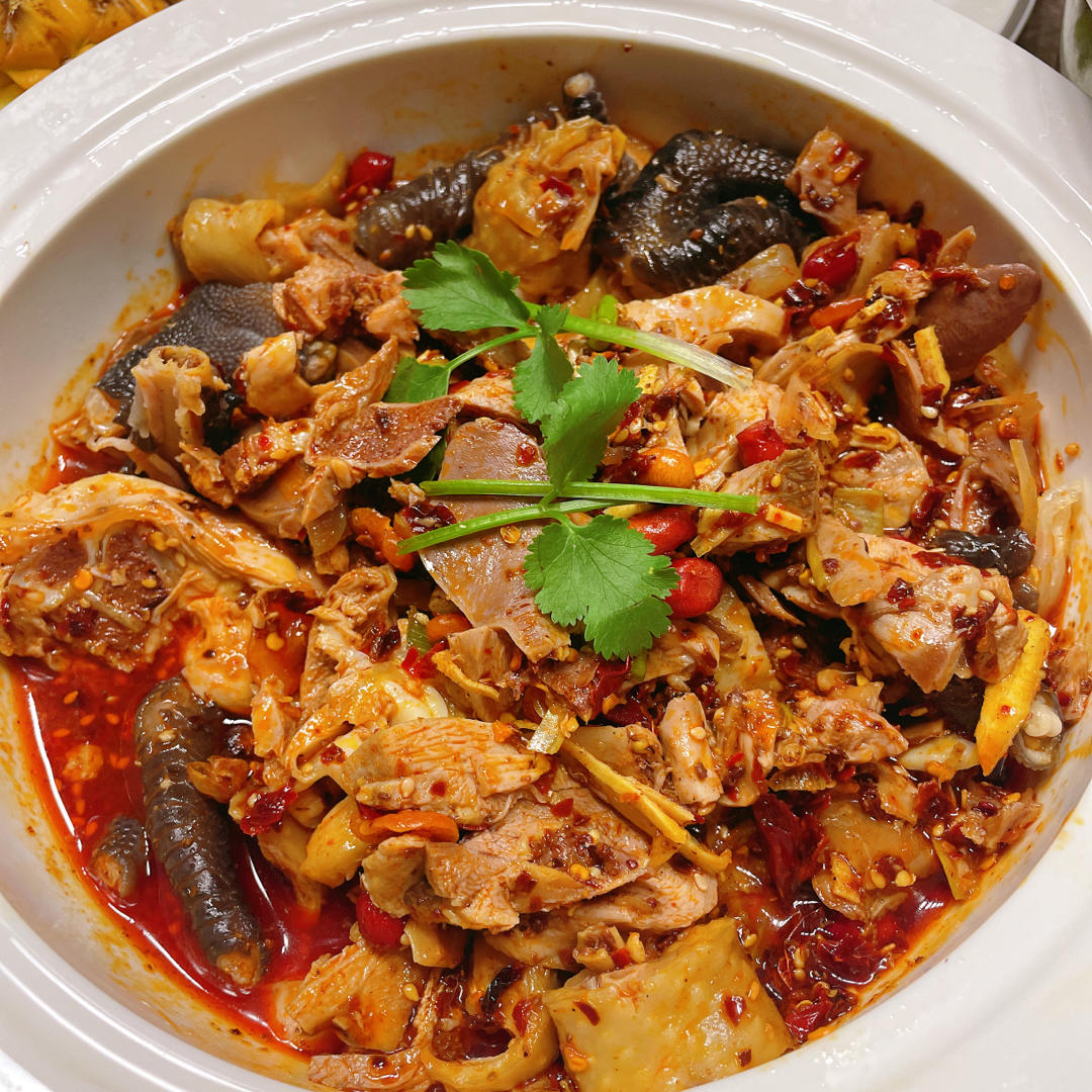 麻辣凉拌鸡，独家秘方，四川红油凉拌鸡肉，正宗的邛崃钵钵鸡