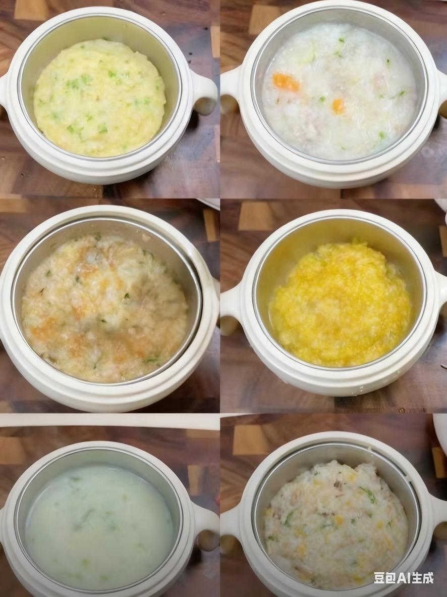 宝宝营养粥合集的做法