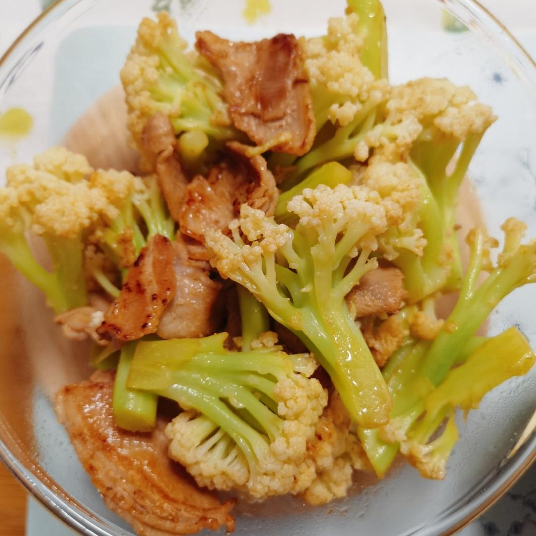 0失败菜花炒肉