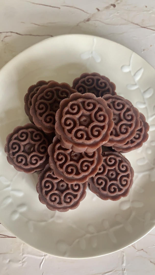 二月春风_1hm9做的红豆糕