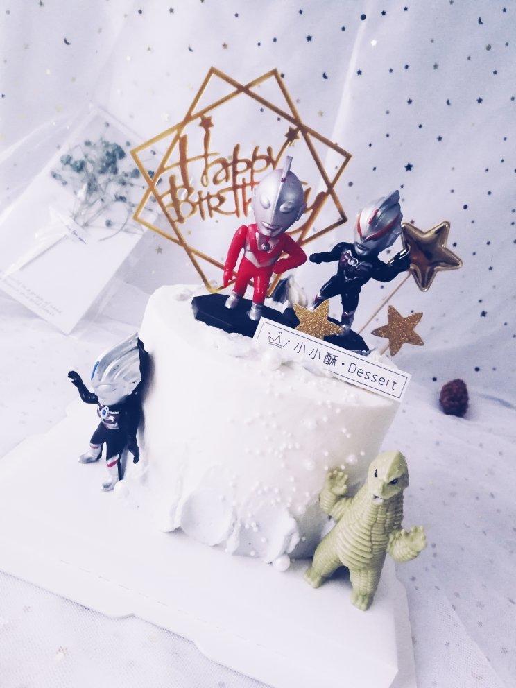 【零失败】不会裱花没关系的水果裸蛋糕 芒果裸蛋糕 完美戚风胚