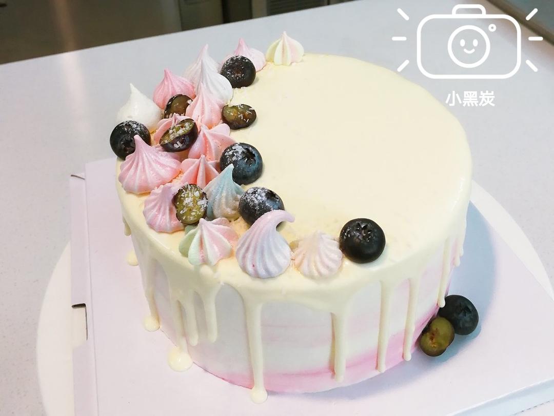 简单快手又美丽的芝士淋面