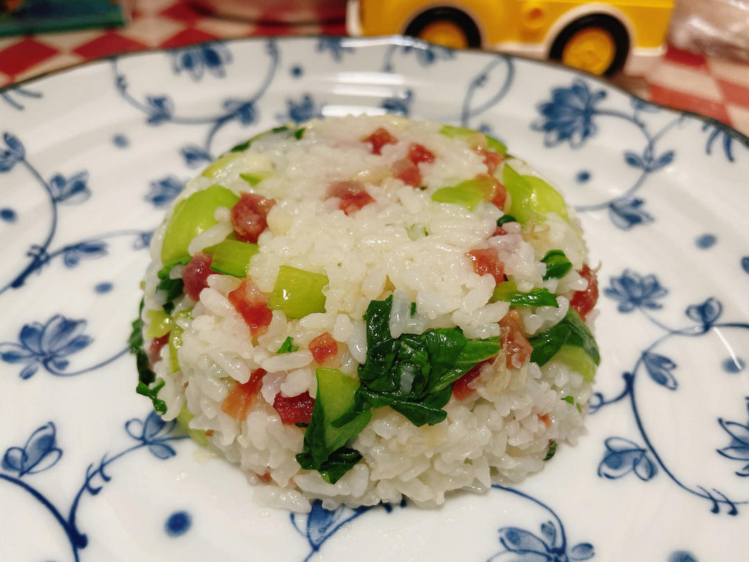 腊肠青菜炒饭