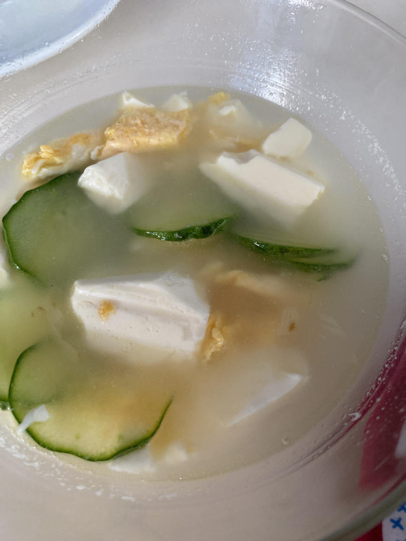减脂黄瓜豆腐汤（转）