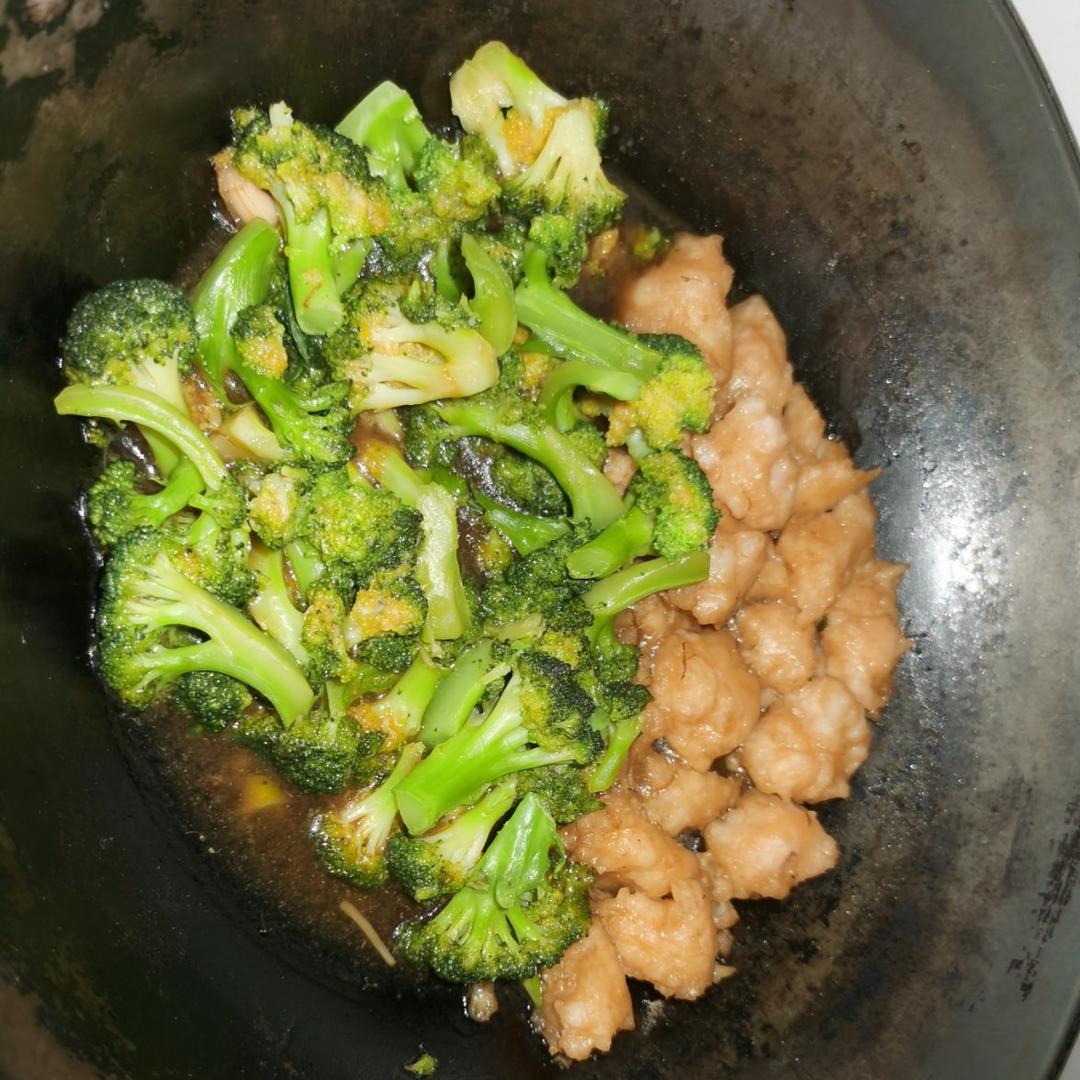 健康养生健身食谱-西兰花虾滑