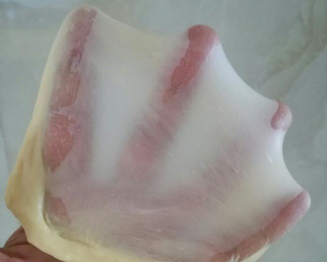 冷冻法揉面5分30秒出膜的酸奶肉松小方包的做法