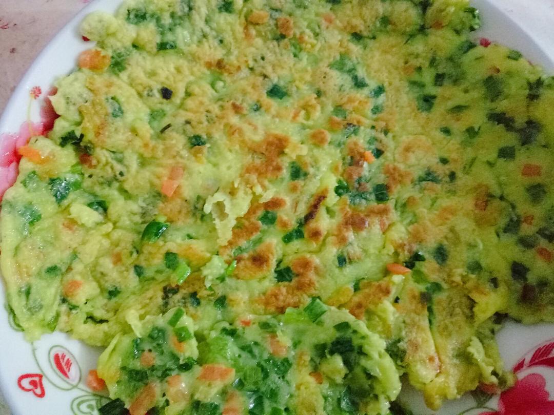 宝宝辅食：青菜小煎饼（8m+）
