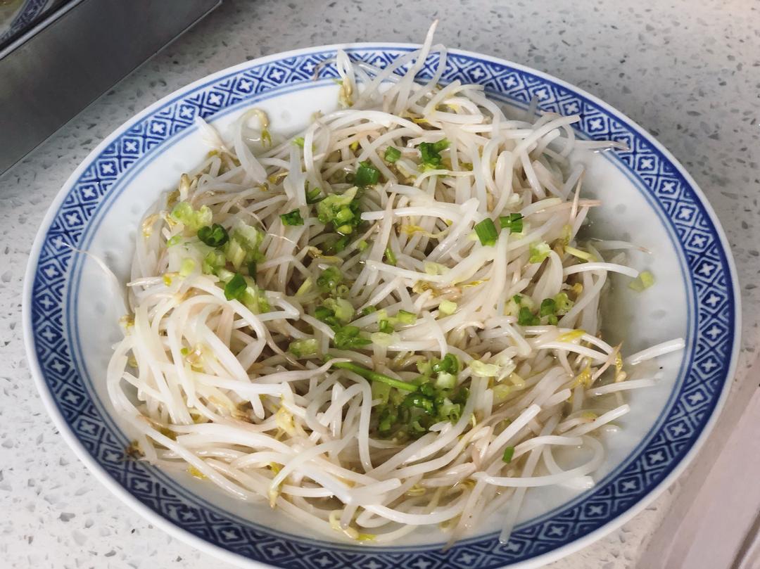 素炒绿豆芽的做法