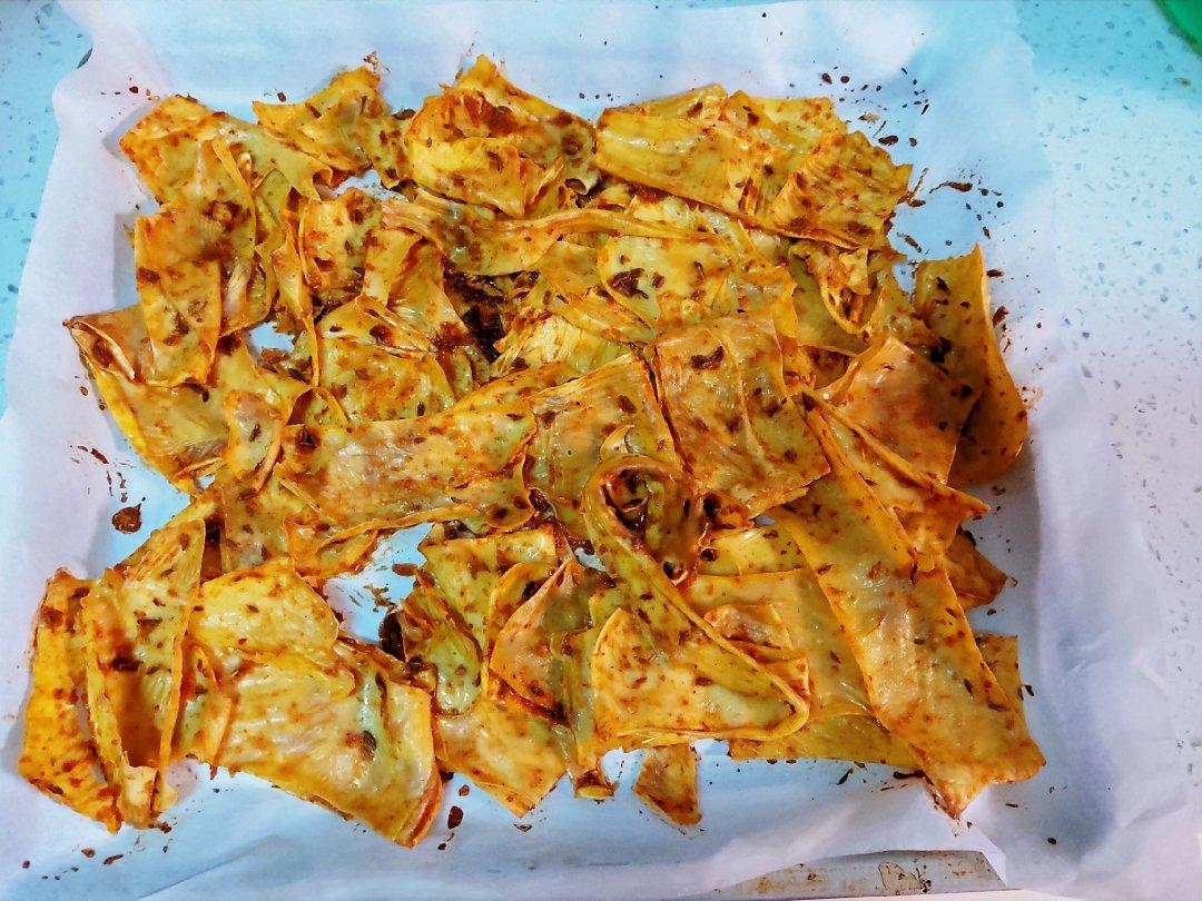 烤箱烤豆皮