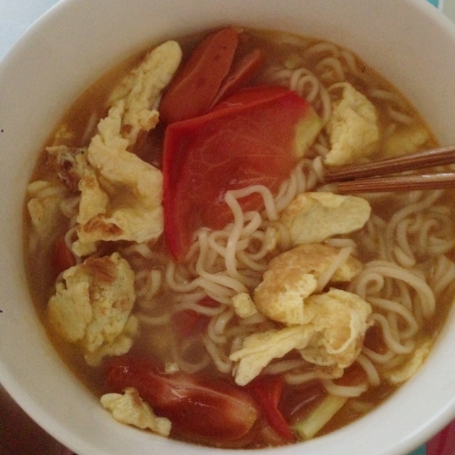 超级入味好吃的番茄鸡蛋面
