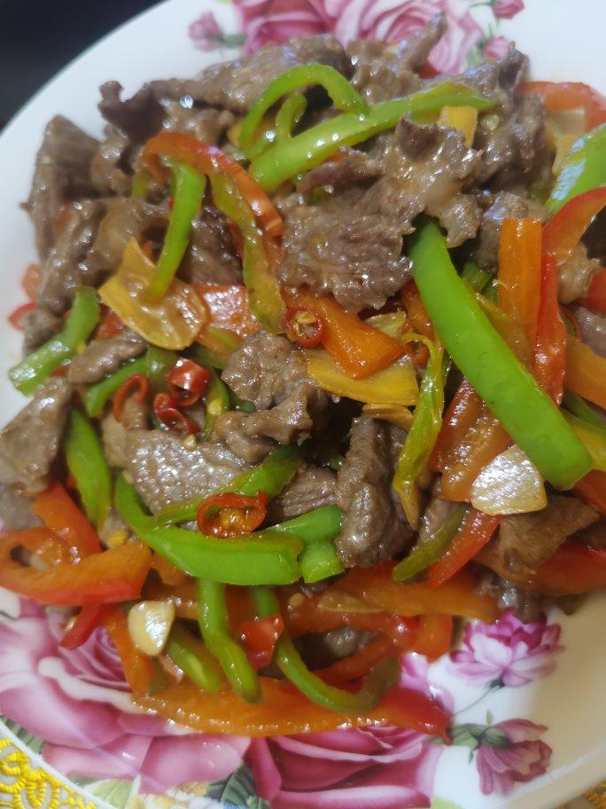 青椒炒牛肉