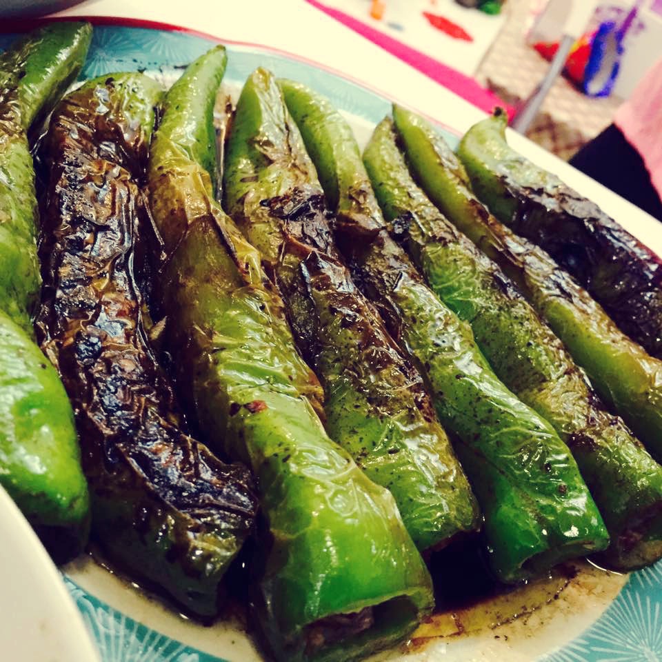 肉酿虎皮青椒