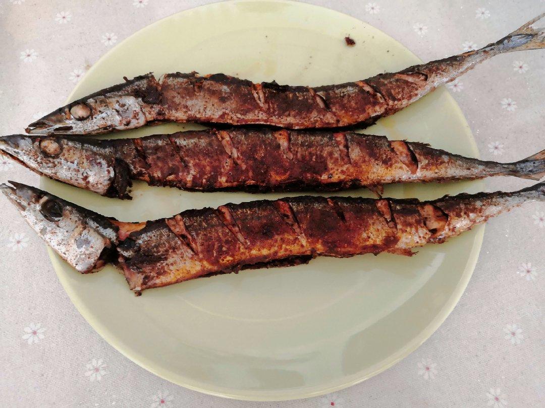 香煎秋刀鱼