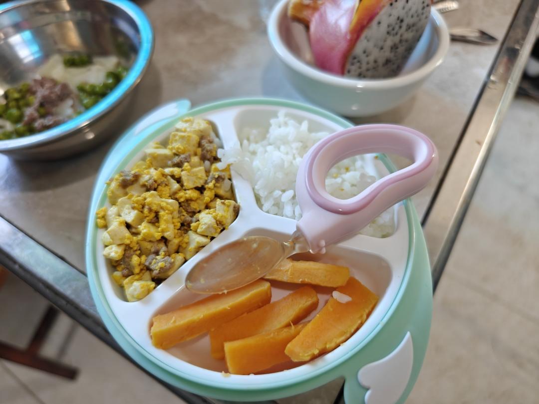 【宝宝辅食】肉末豆腐抱蛋