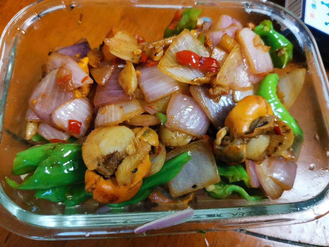 家常小炒扇贝肉