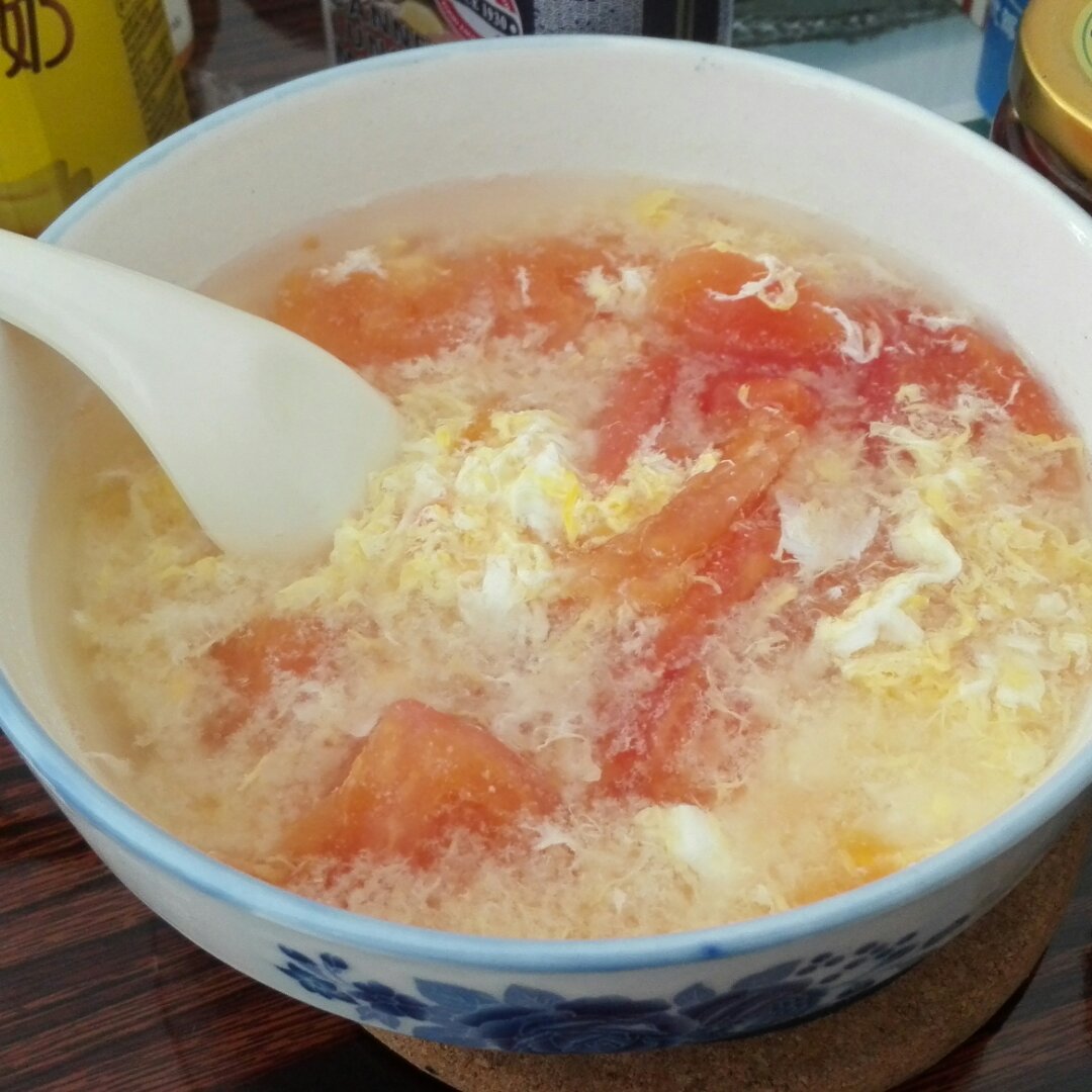 好喝到爆的西红柿鸡蛋汤