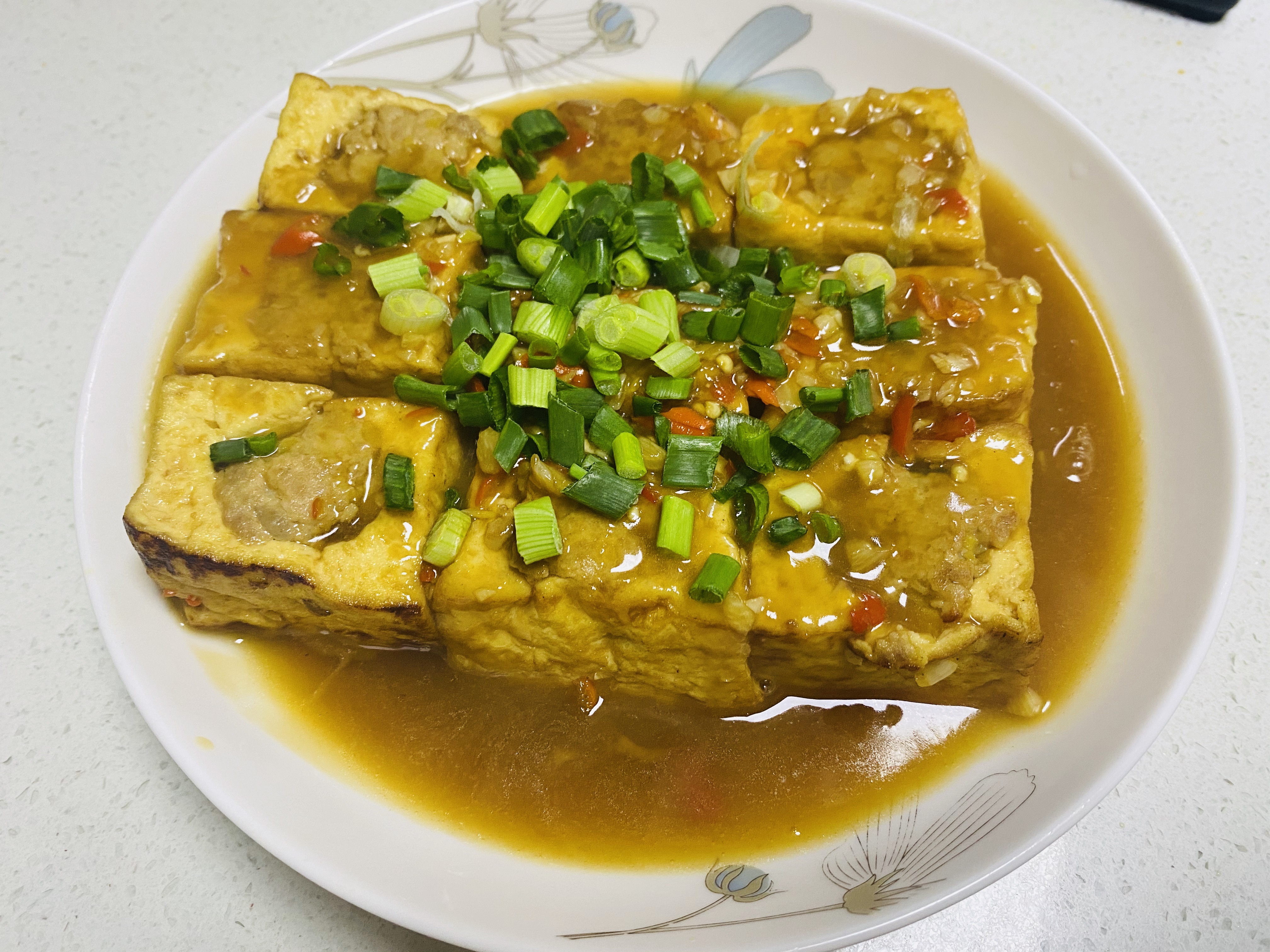 豆腐酿肉的做法