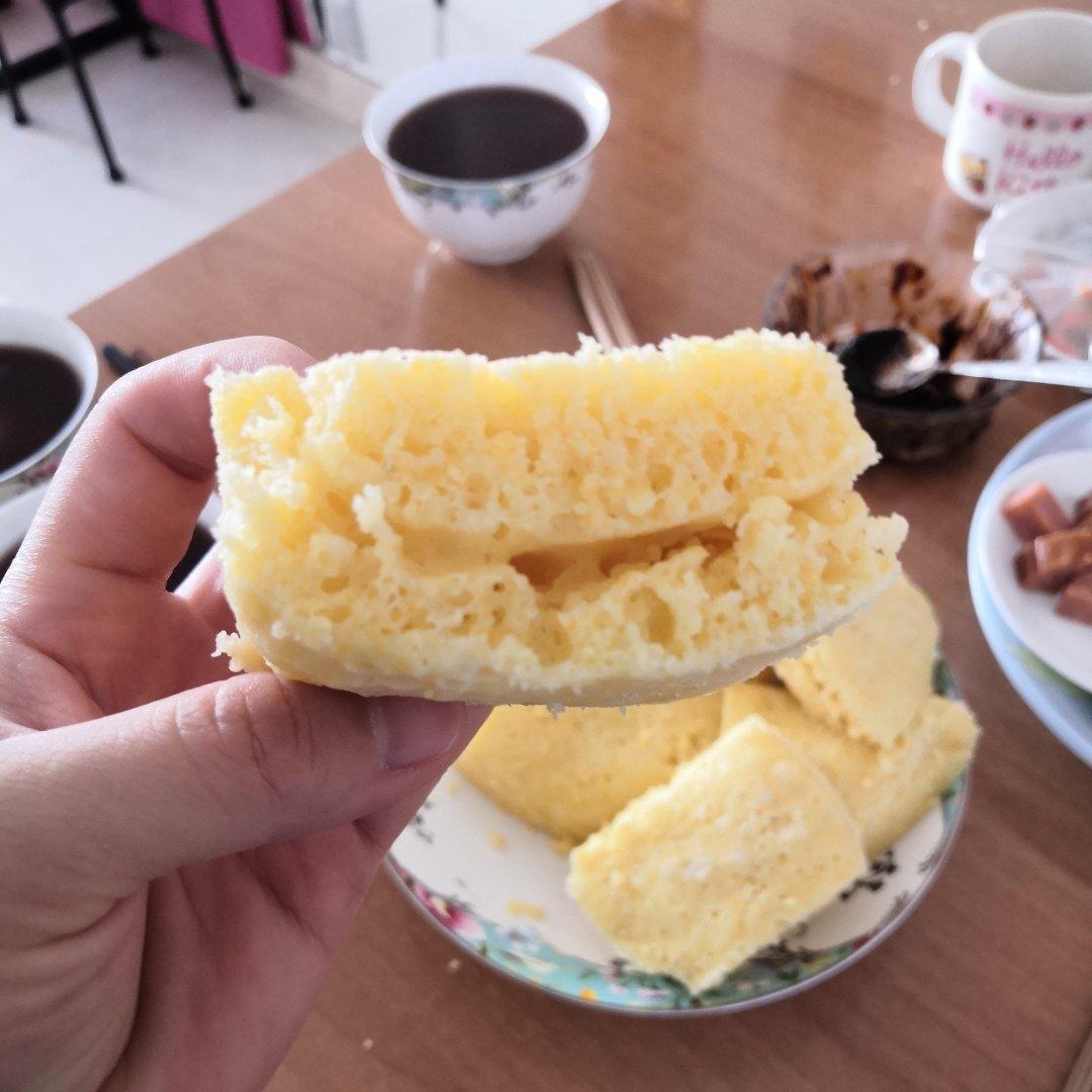 奶香玉米发糕