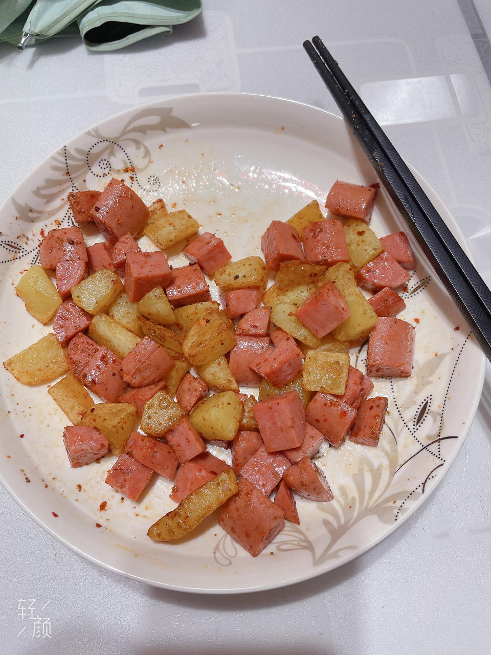 孜然土豆火腿肠 香辣过瘾还便宜！