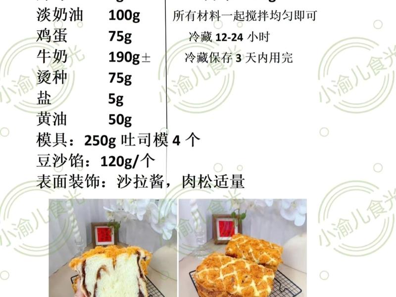 纯奶手撕吐司的做法 步骤1