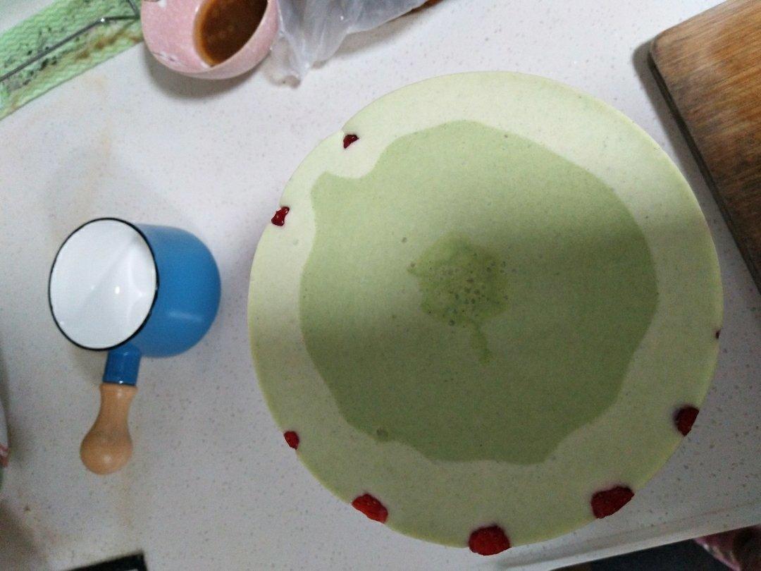渐变抹茶慕斯蛋糕：我Amanda带着既美又作的抹茶甜点又来了！【曼食慢语】