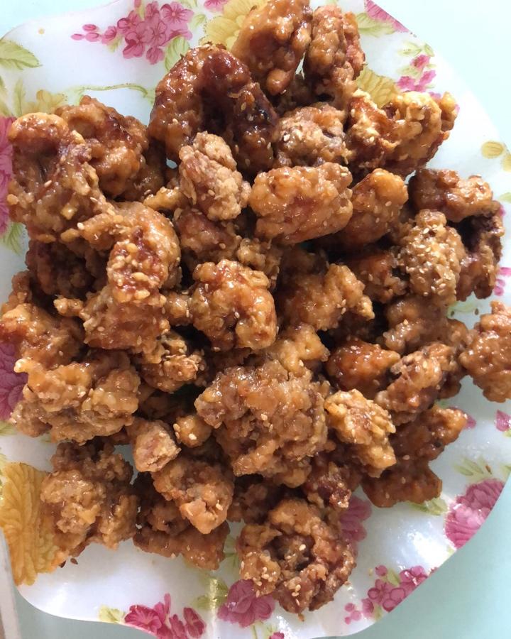 黄油蜂蜜炸鸡
