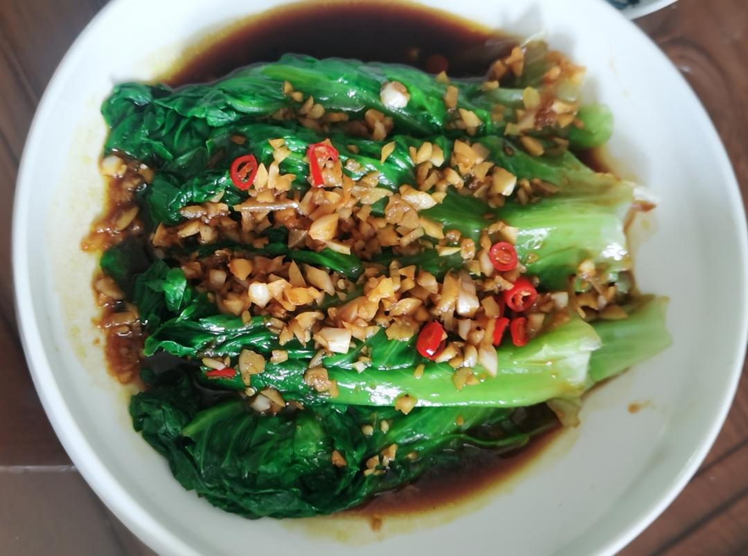 堪比饭店的白灼罗马生菜