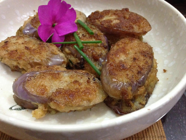 炸茄子盒