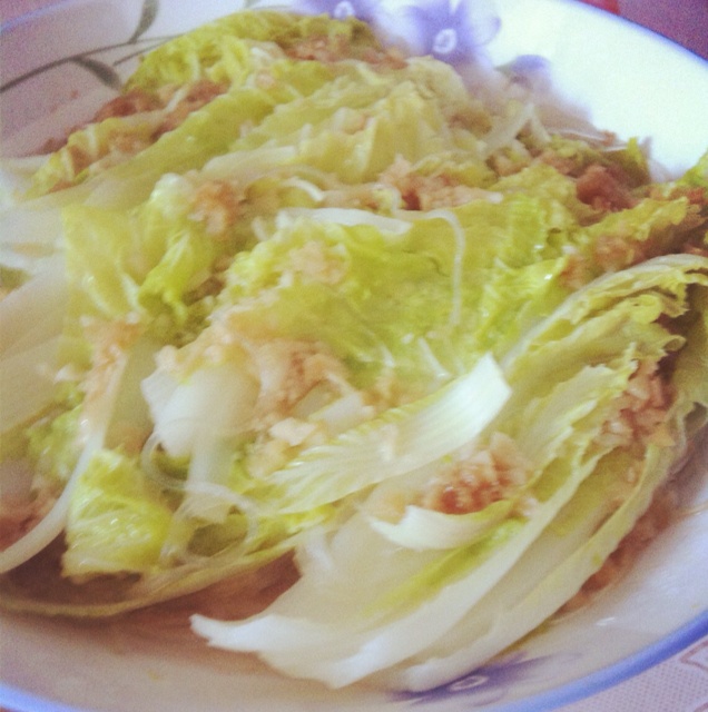 蒜蓉粉丝蒸娃娃菜
