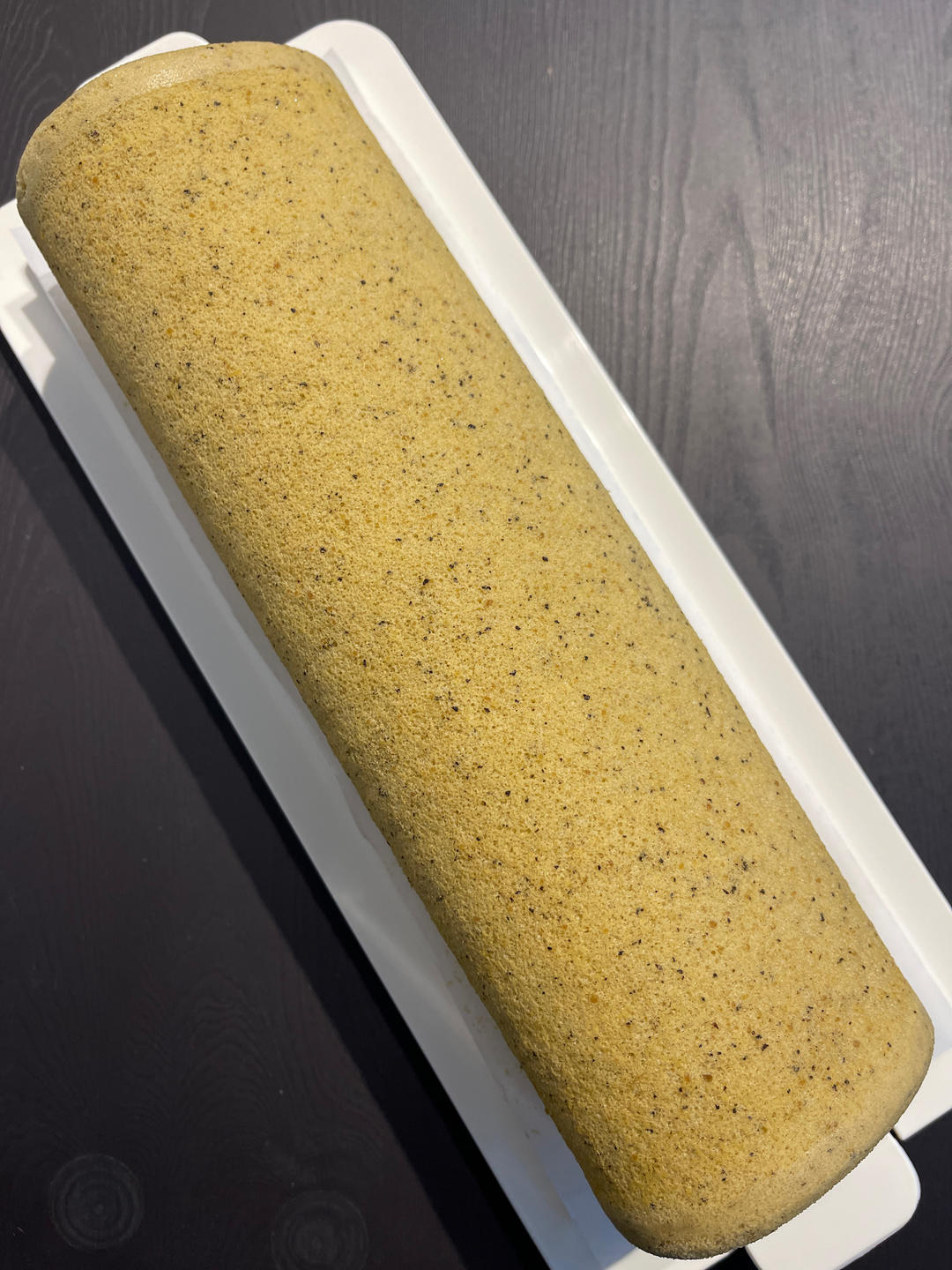 伯爵奶茶蛋糕卷（烫面法）by pink-rabbit