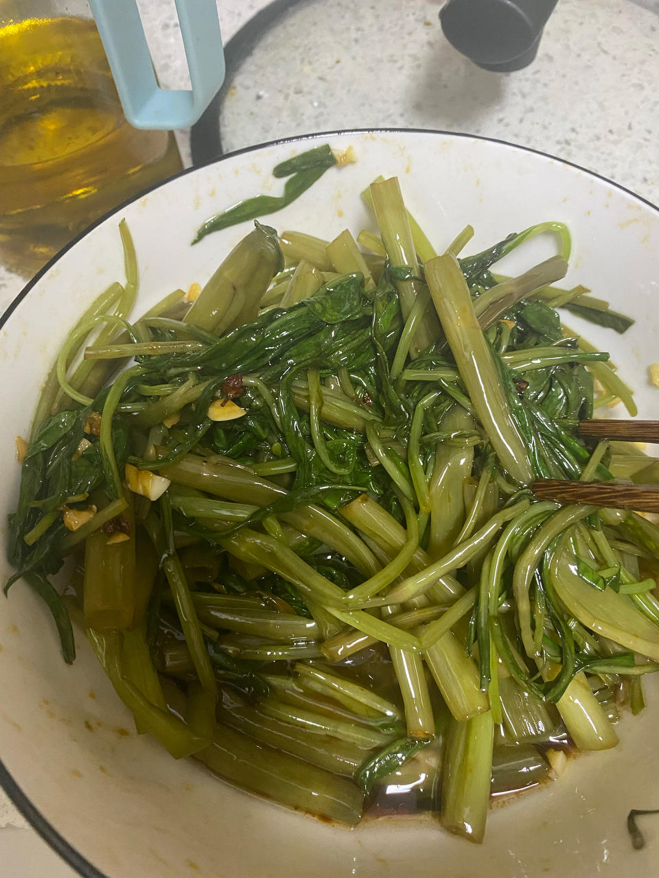 凉拌空心菜，快手家常菜