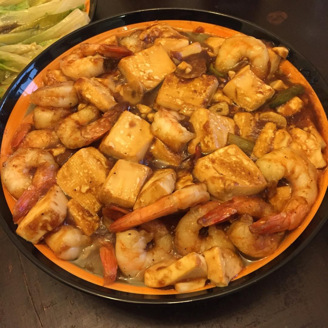 虾仁豆腐