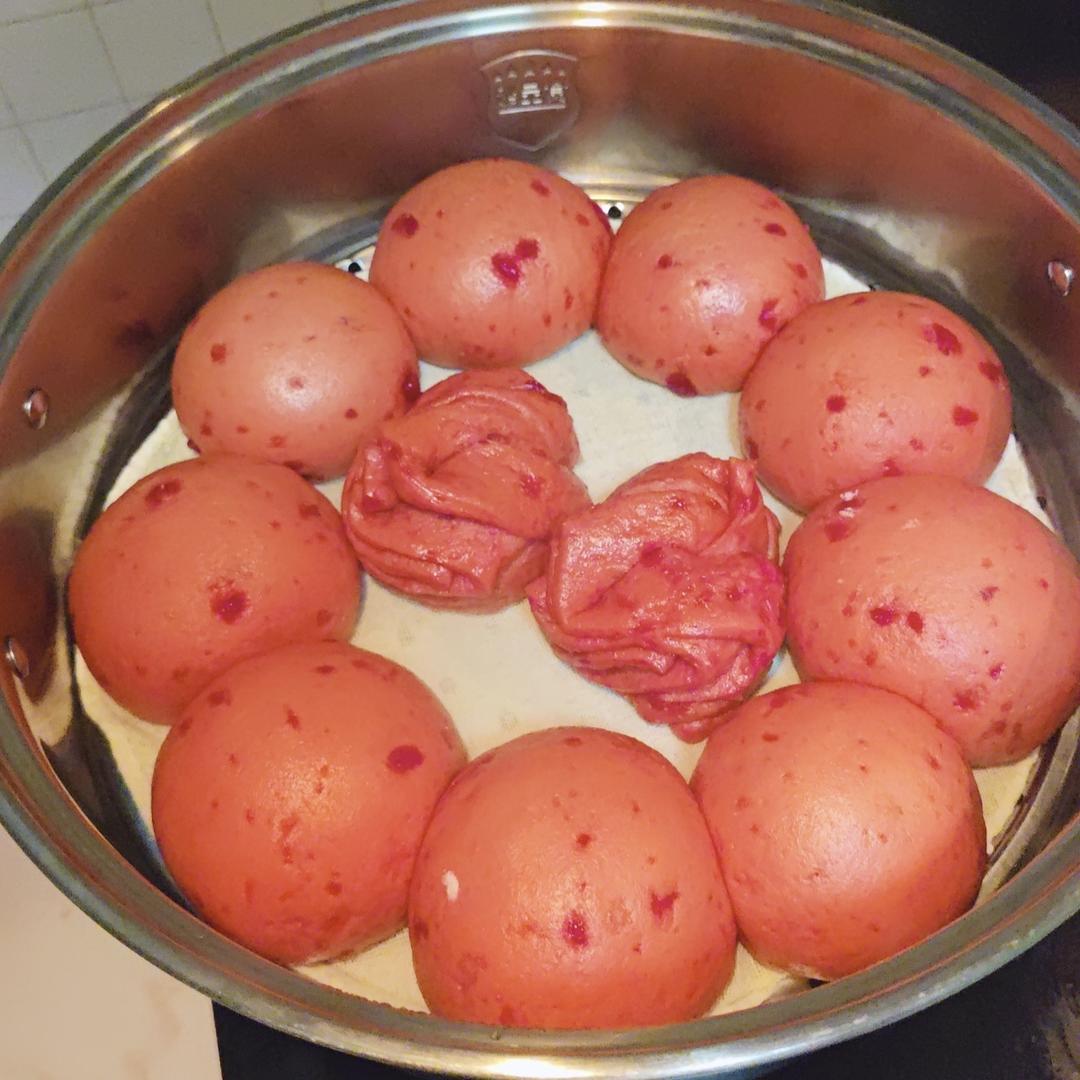 彩色馒头（红色）