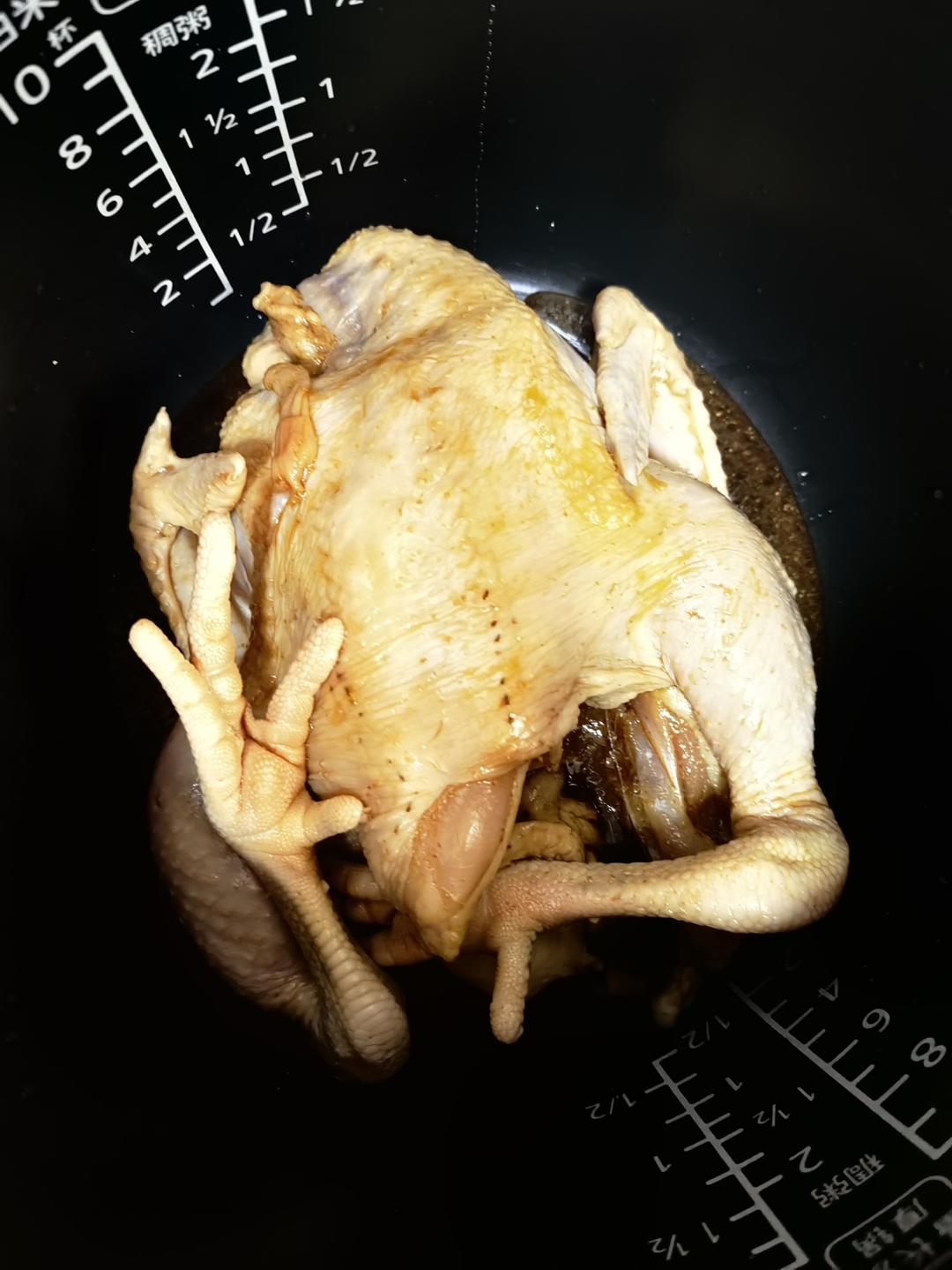 电饭煲盐焗鸡【手撕鸡】简易版