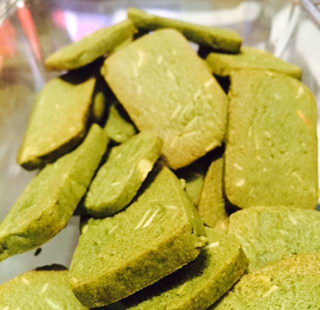 抹茶杏仁饼干