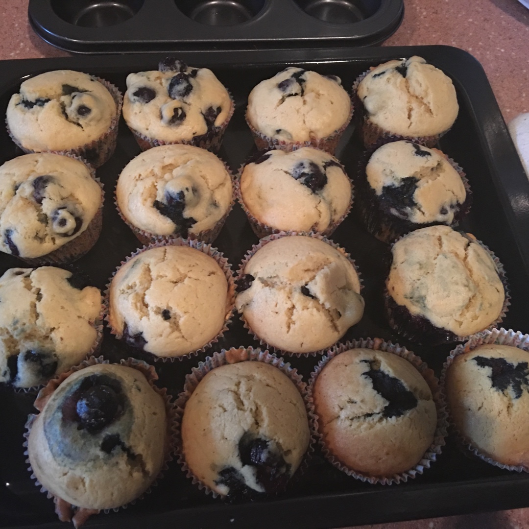 蓝莓玛芬蛋糕 Blueberry Muffin