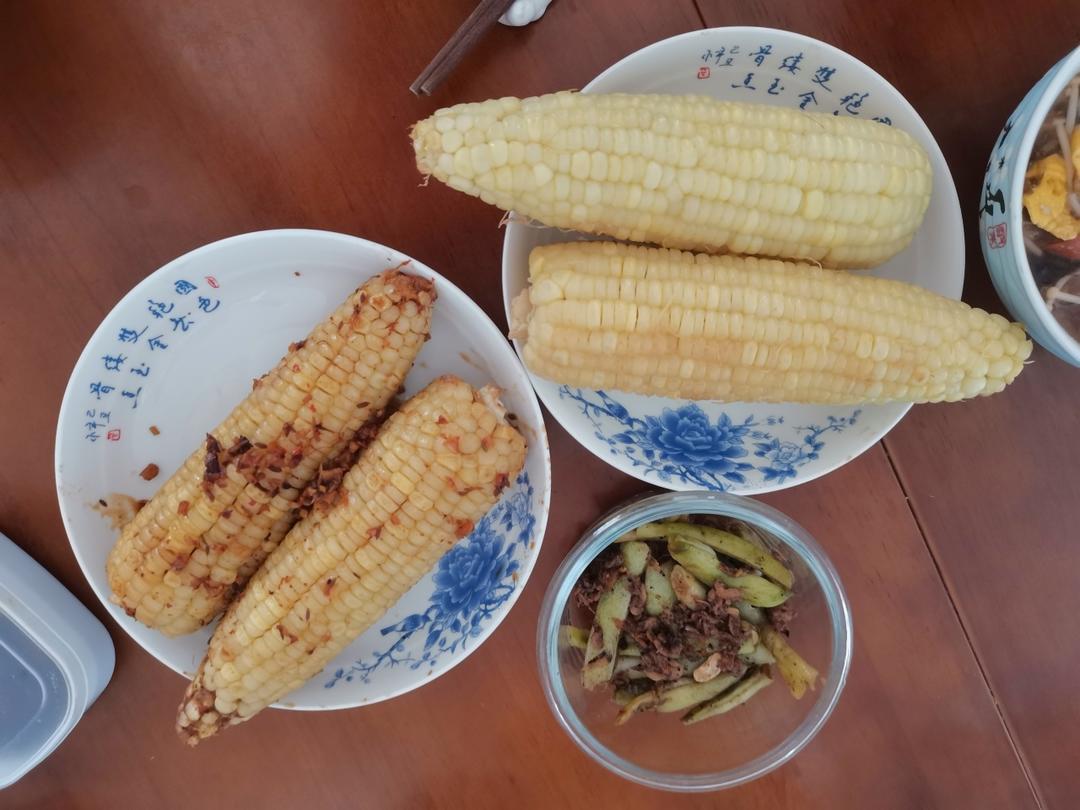 家庭烤箱烤玉米