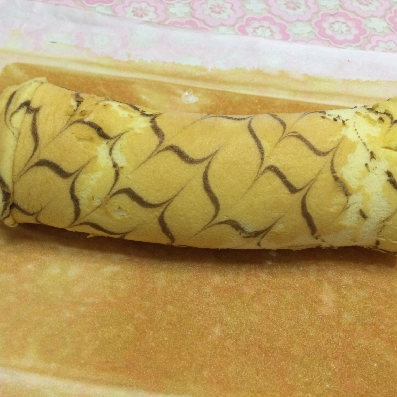 千叶纹蛋糕卷