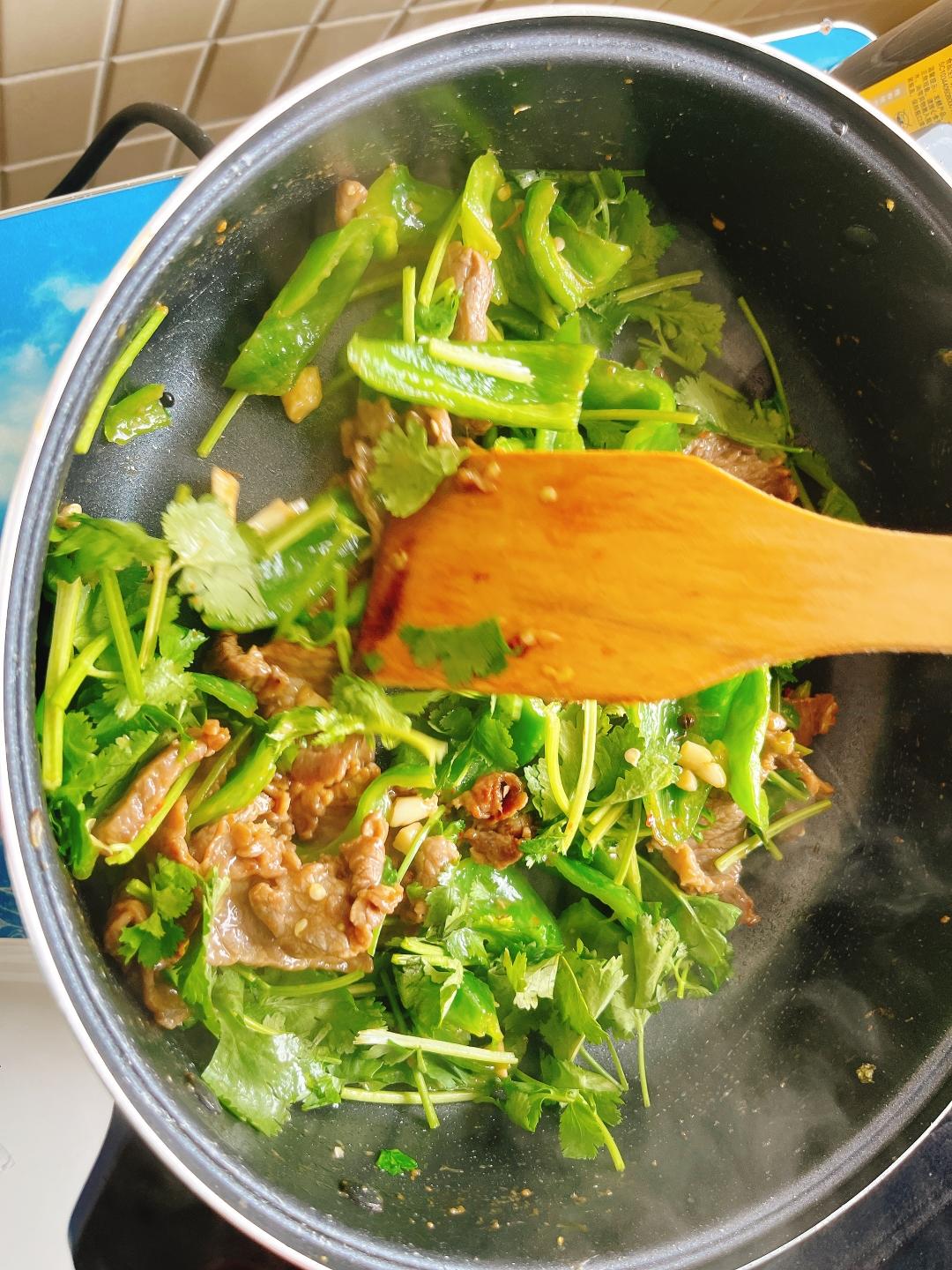 青椒牛肉的做法