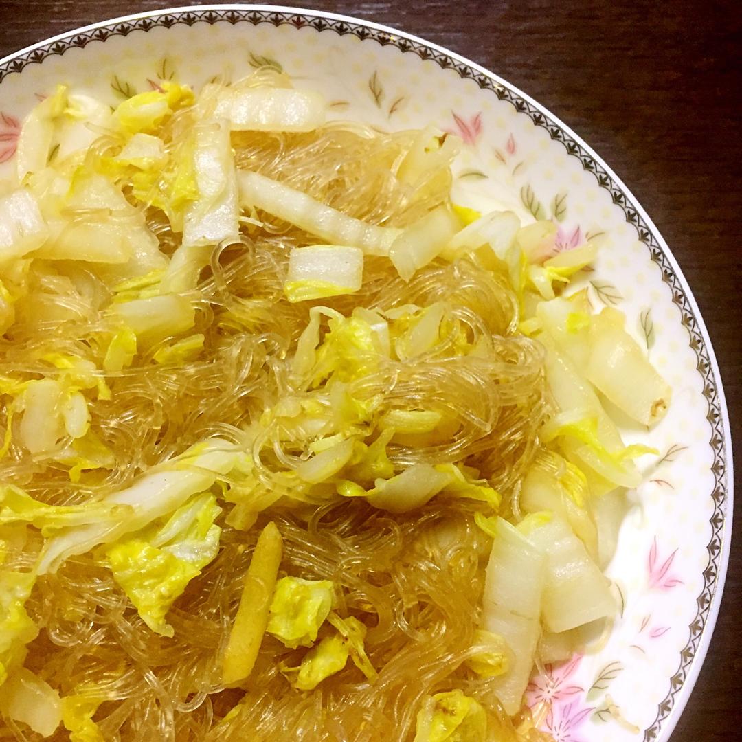 y怪妈妈做的白菜炒粉丝