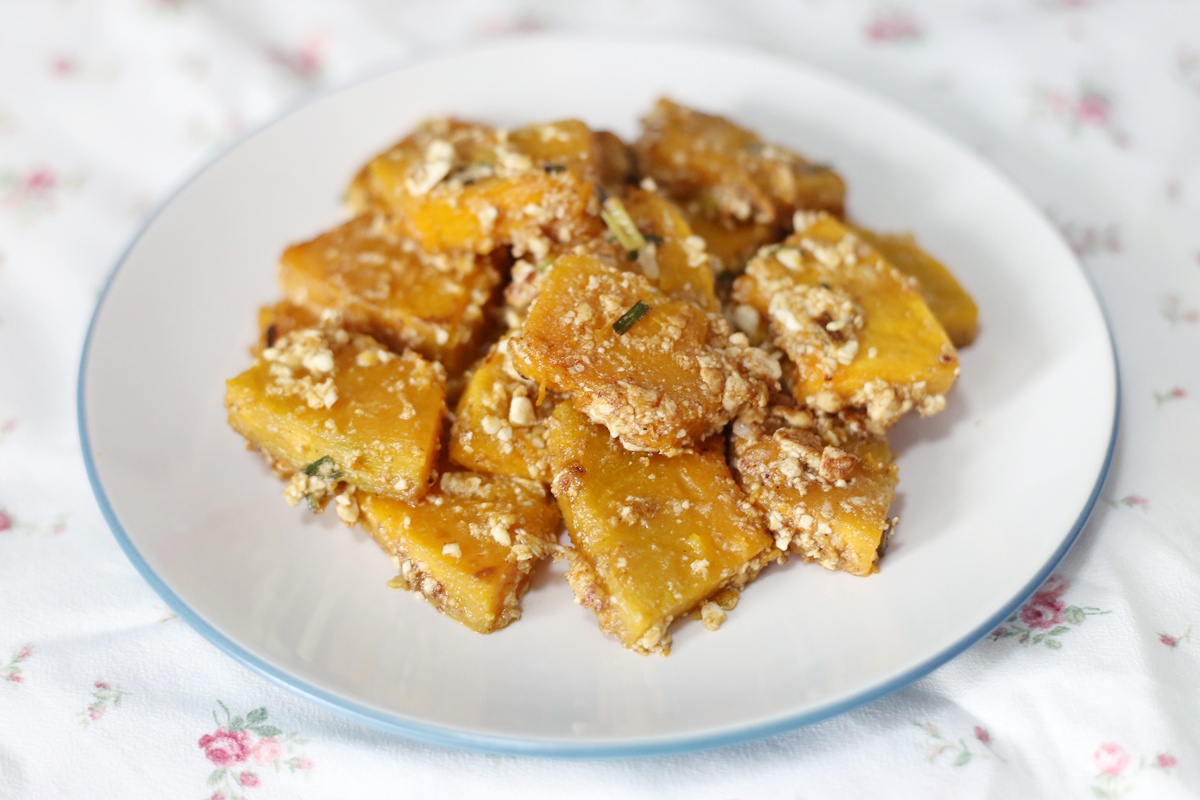 咸蛋焗南瓜（全蛋版）